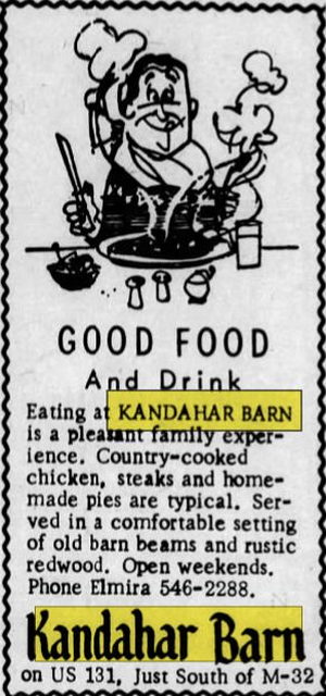 Kandahar Barn - Aug 8 1968 Ad (newer photo)